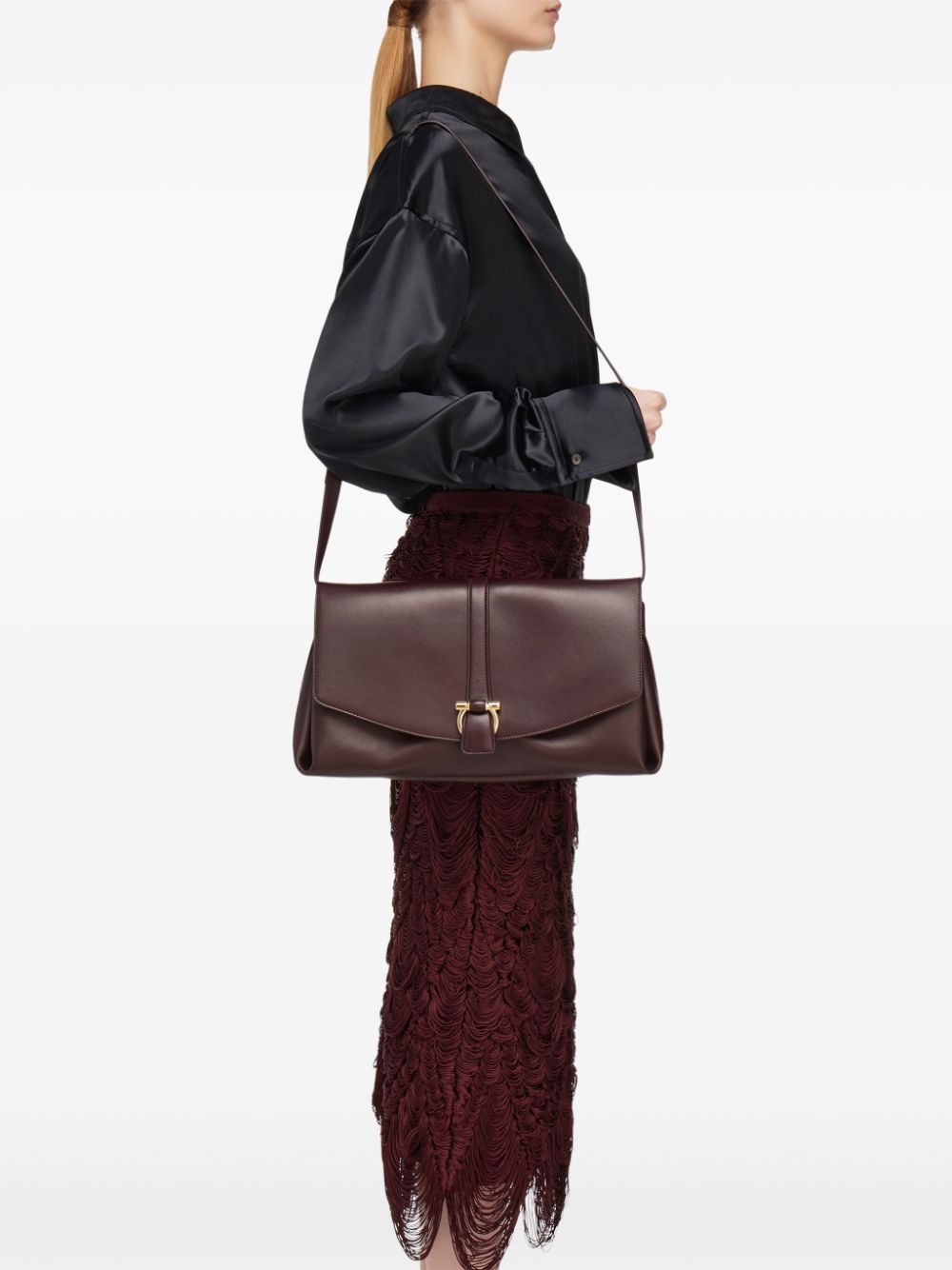 Ferragamo Mini Leather Shoulder Handbag