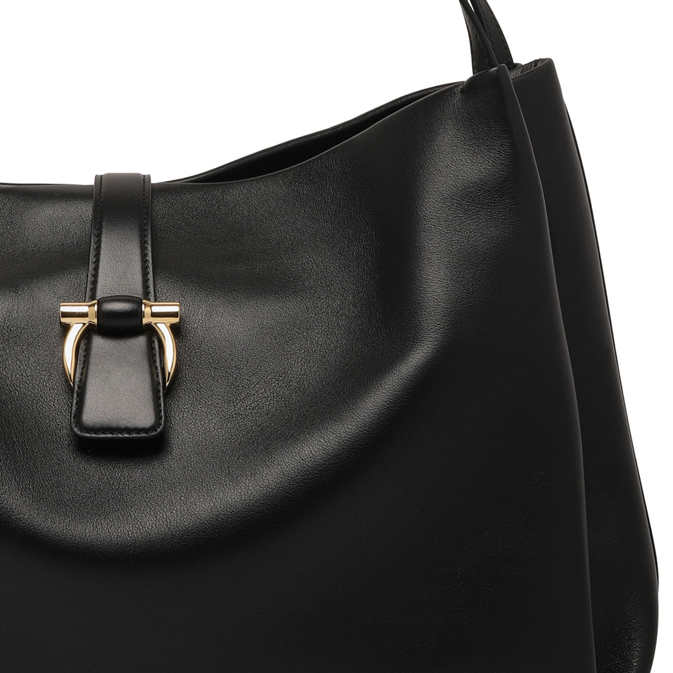 Ferragamo Elegant Mini Leather and Fabric Handbag