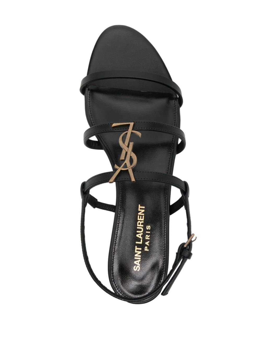SAINT LAURENT Cassandra Leather Sandals
