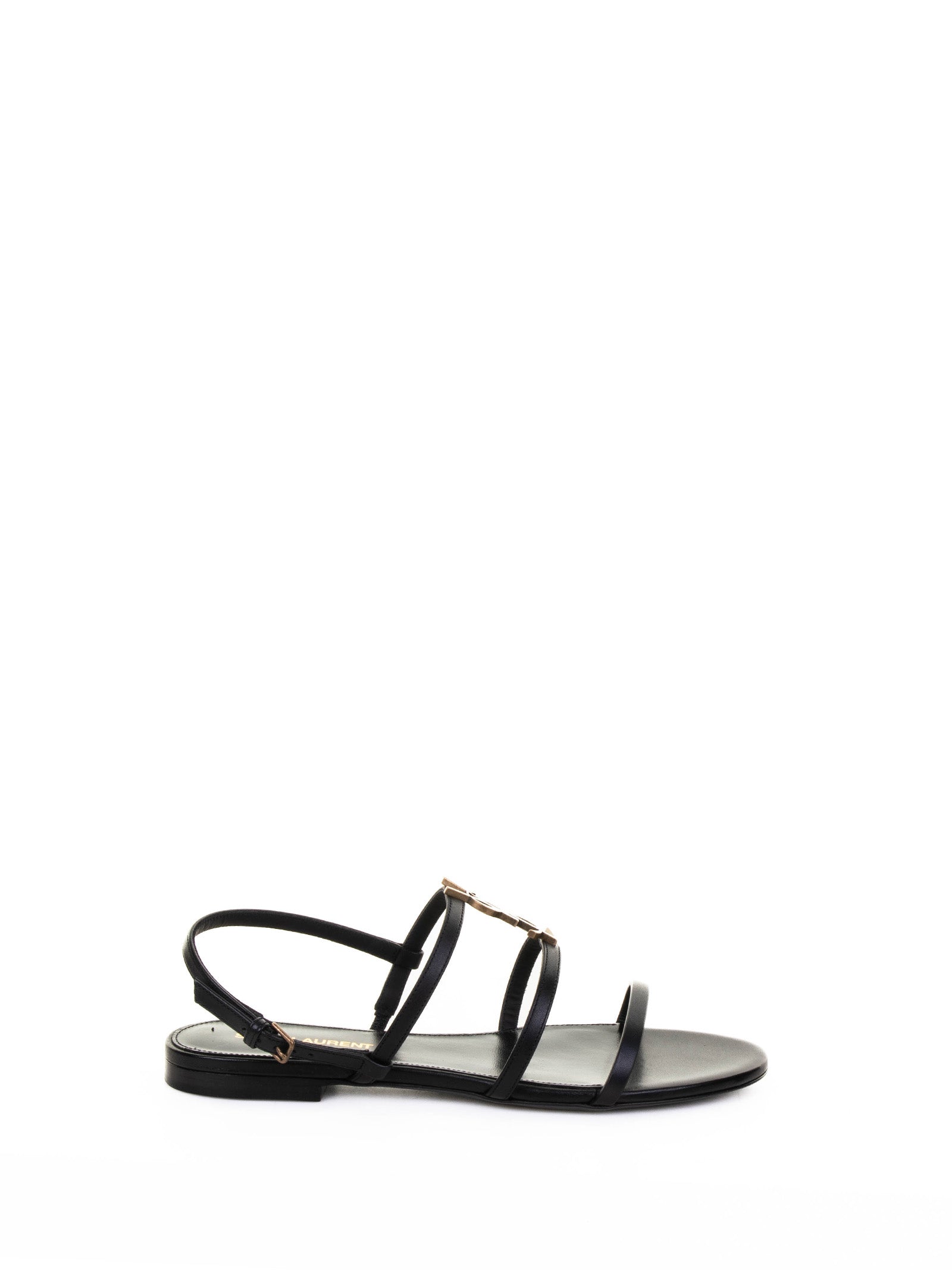 SAINT LAURENT Cassandra Leather Sandals
