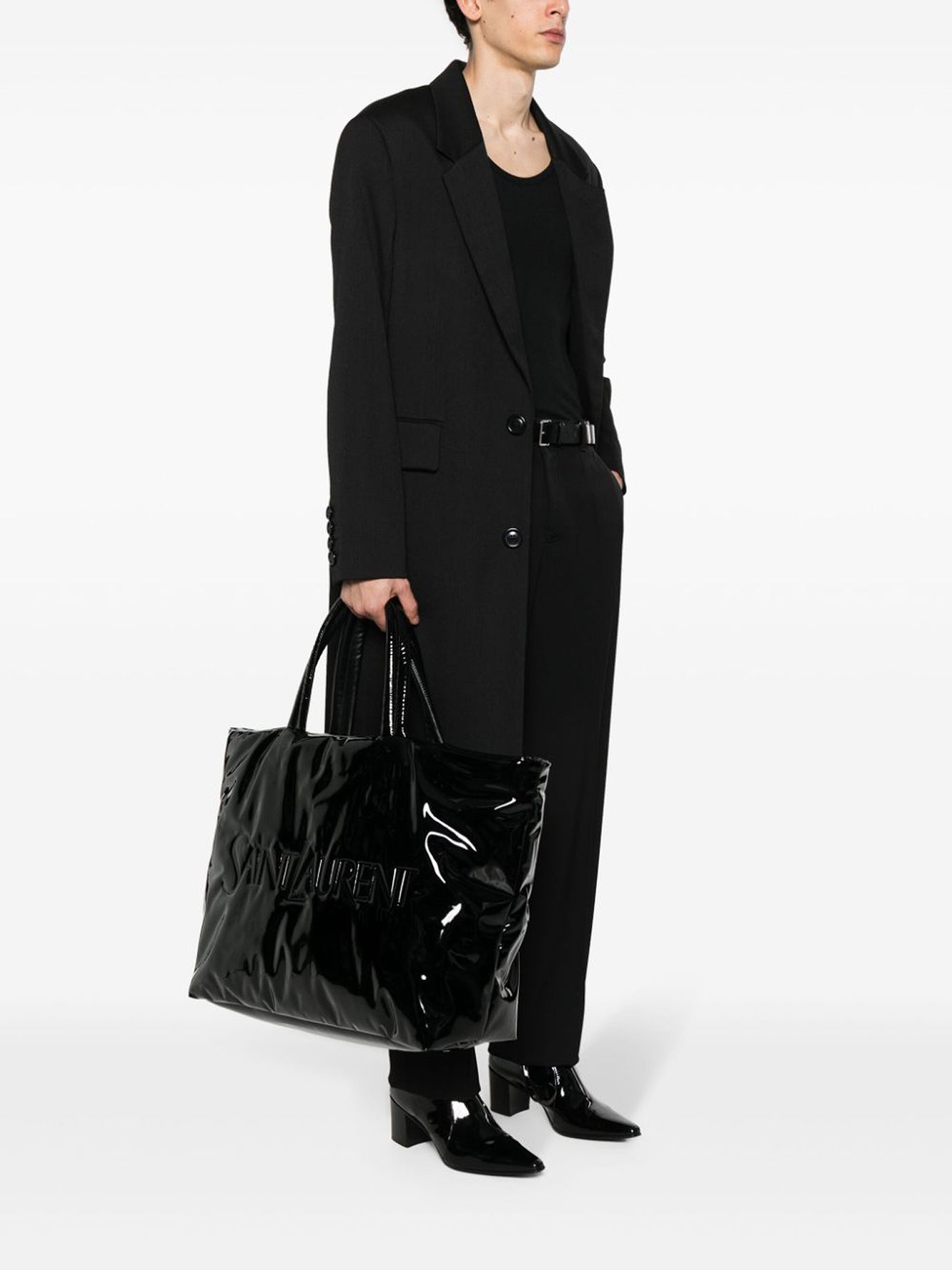 SAINT LAURENT Polyamide Shoulder Handbag