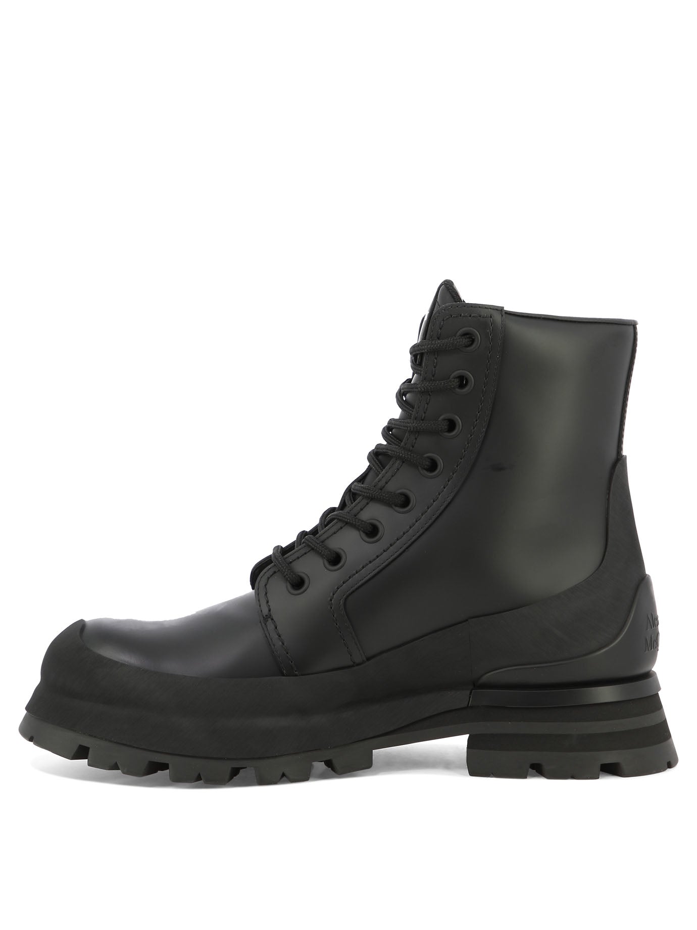 ALEXANDER MCQUEEN Men's Leather Boots - Fall 2025 Collection