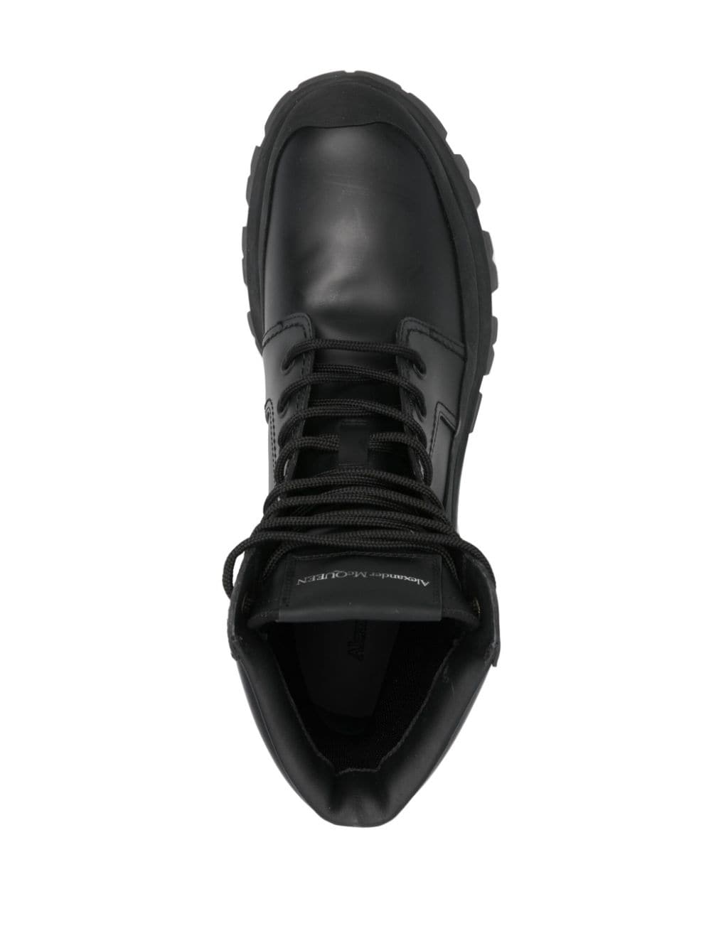 ALEXANDER MCQUEEN Men's Leather Boots - Fall 2025 Collection