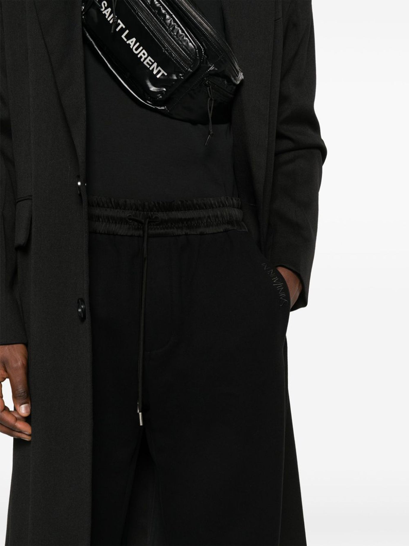 SAINT LAURENT Classic Cotton Trousers for Men - FW25 Collection