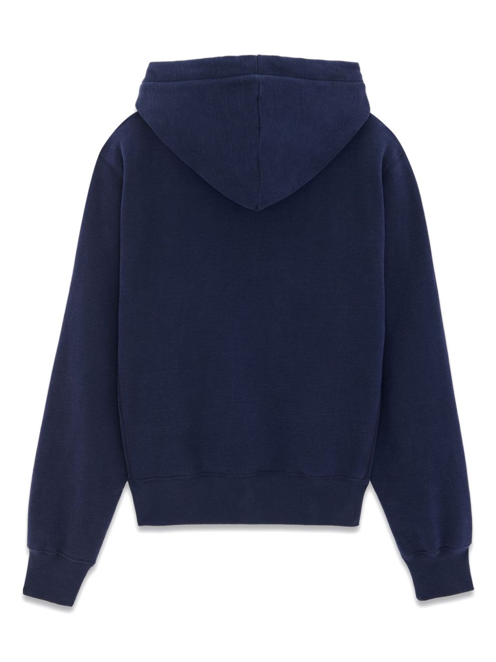 SAINT LAURENT Organic Cotton Drawstring Hooded Sweater for Men