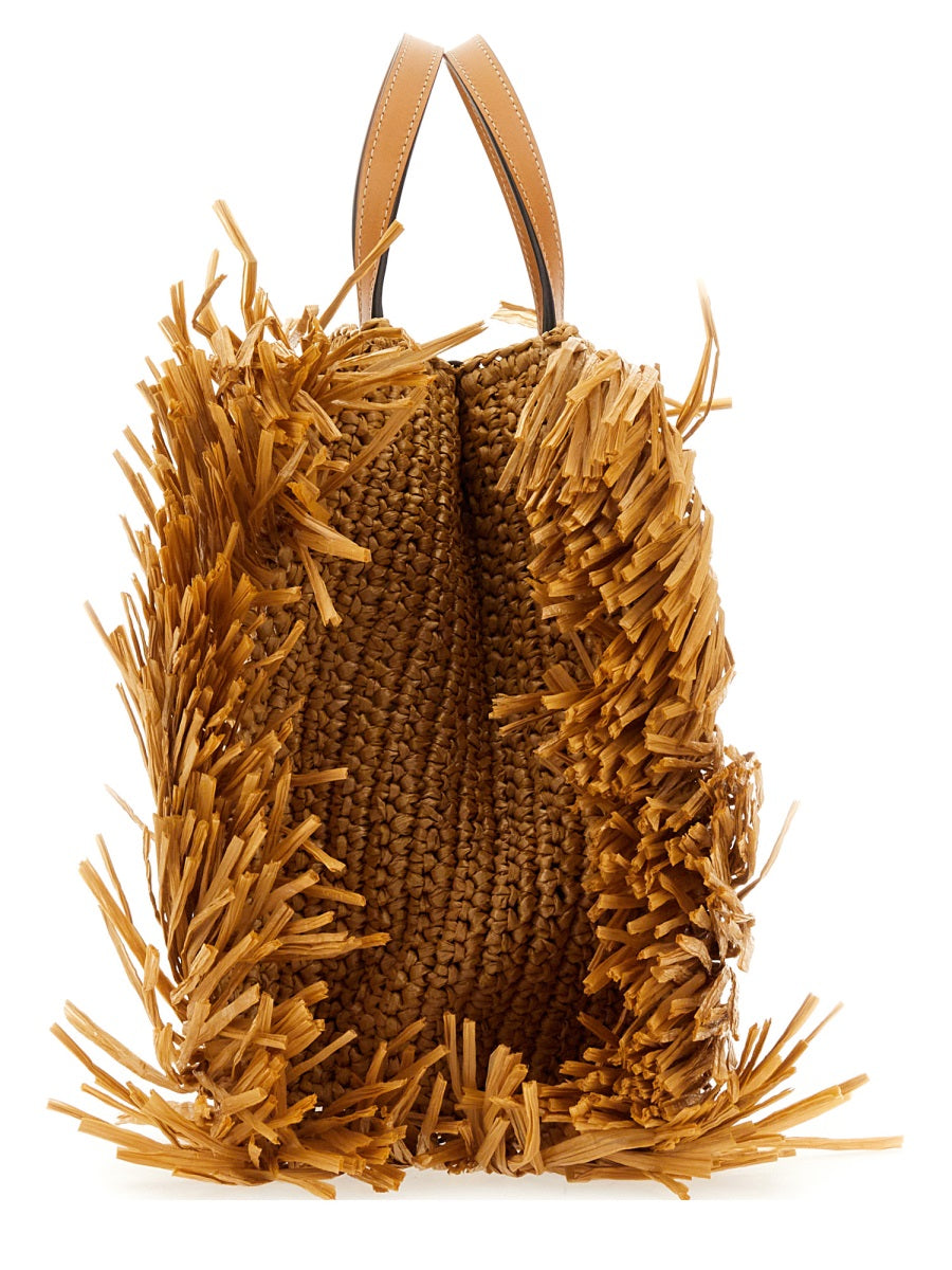 ETRO Raffia Mini Tote Handbag