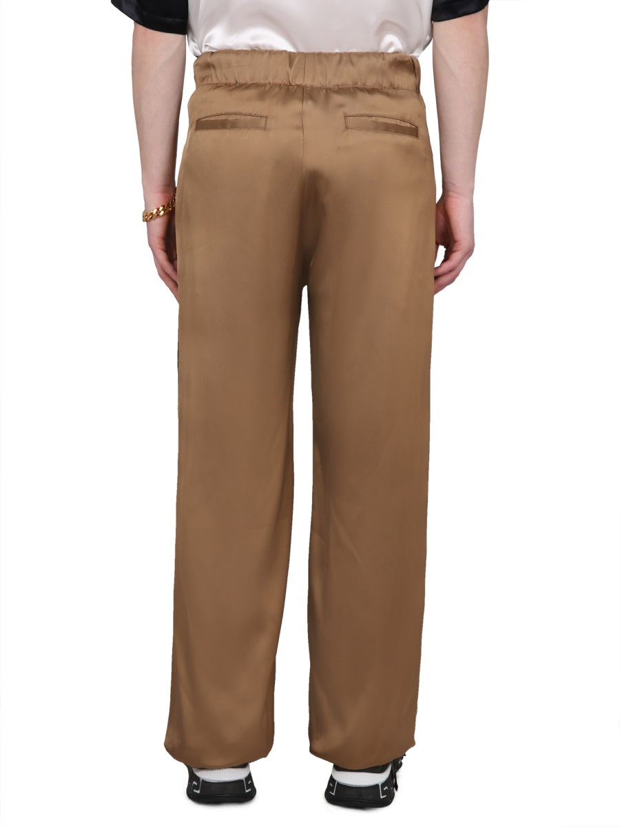 VERSACE Men's Elastic Drawstring Trousers