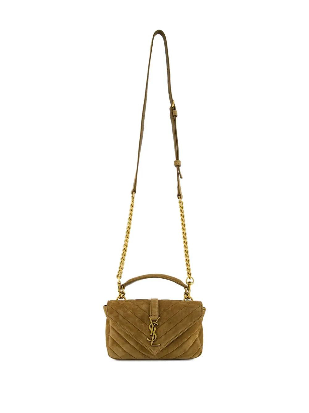 SAINT LAURENT Mini College Chain Handbag