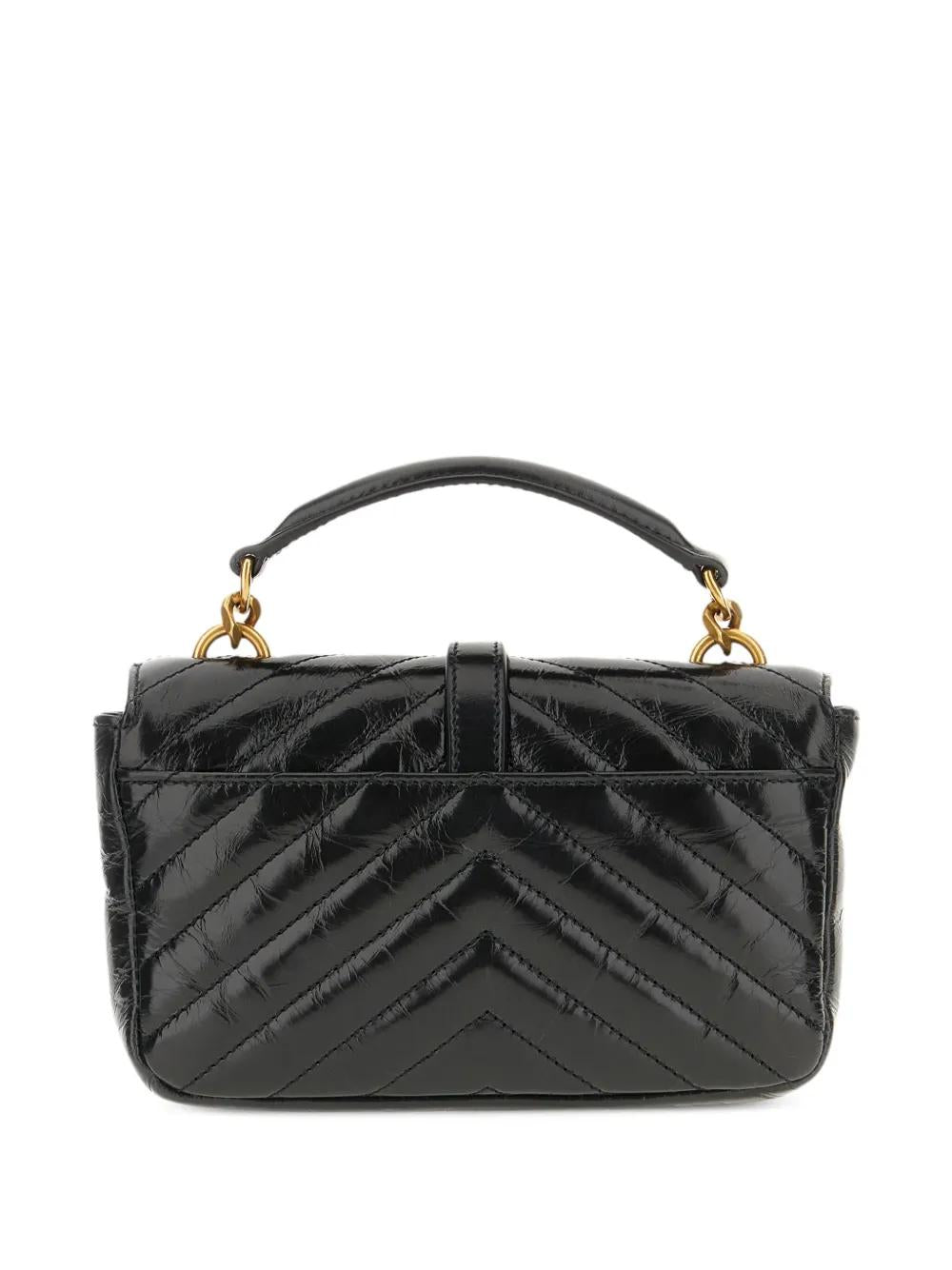 SAINT LAURENT Mini Borsa with Chain Accents