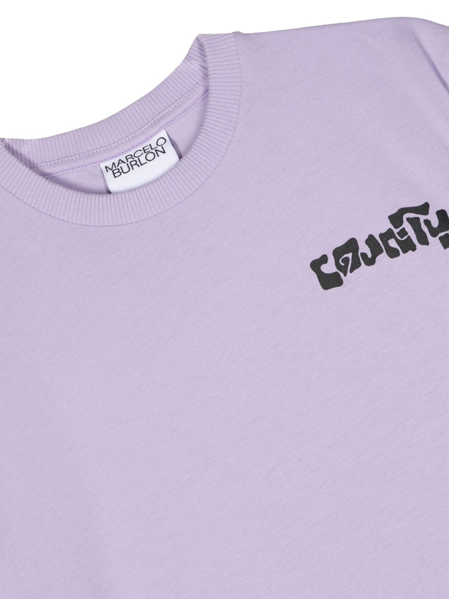 MARCELO BURLON COUNTY OF MILAN Mini Regular SS T-Shirt for Girls