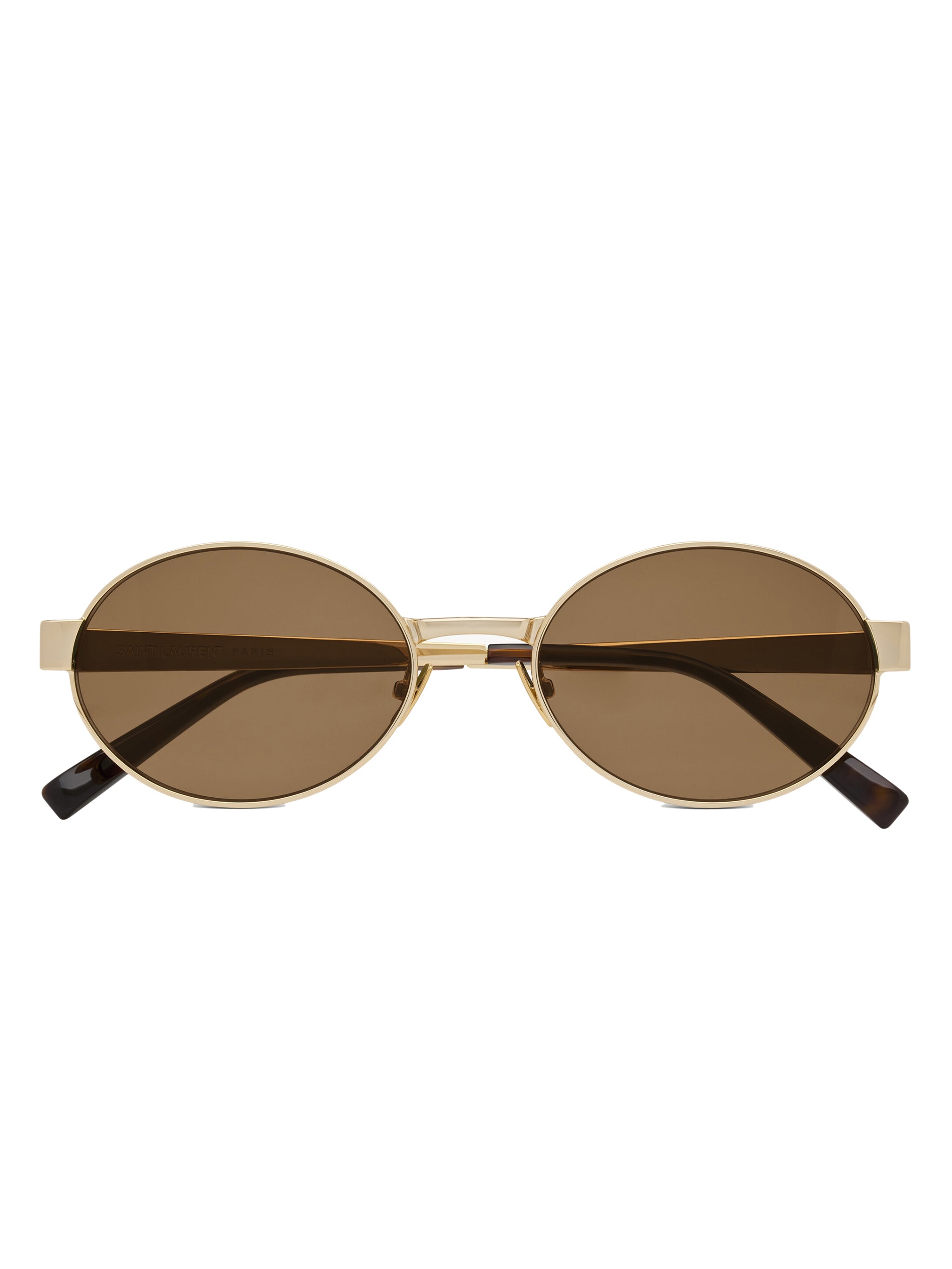 SAINT LAURENT Fashion Sunglasses with Engraved Temples - 55 mm Lens