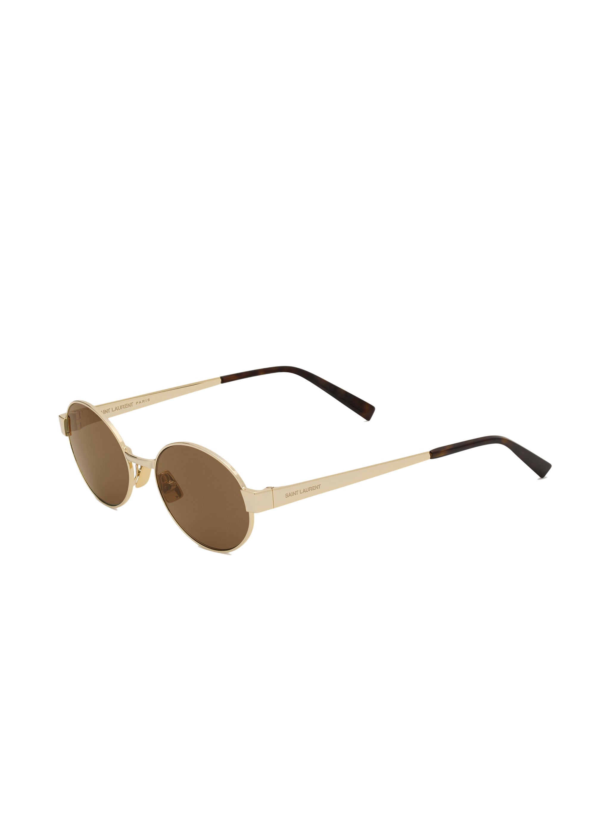 SAINT LAURENT Fashion Sunglasses with Engraved Temples - 55 mm Lens