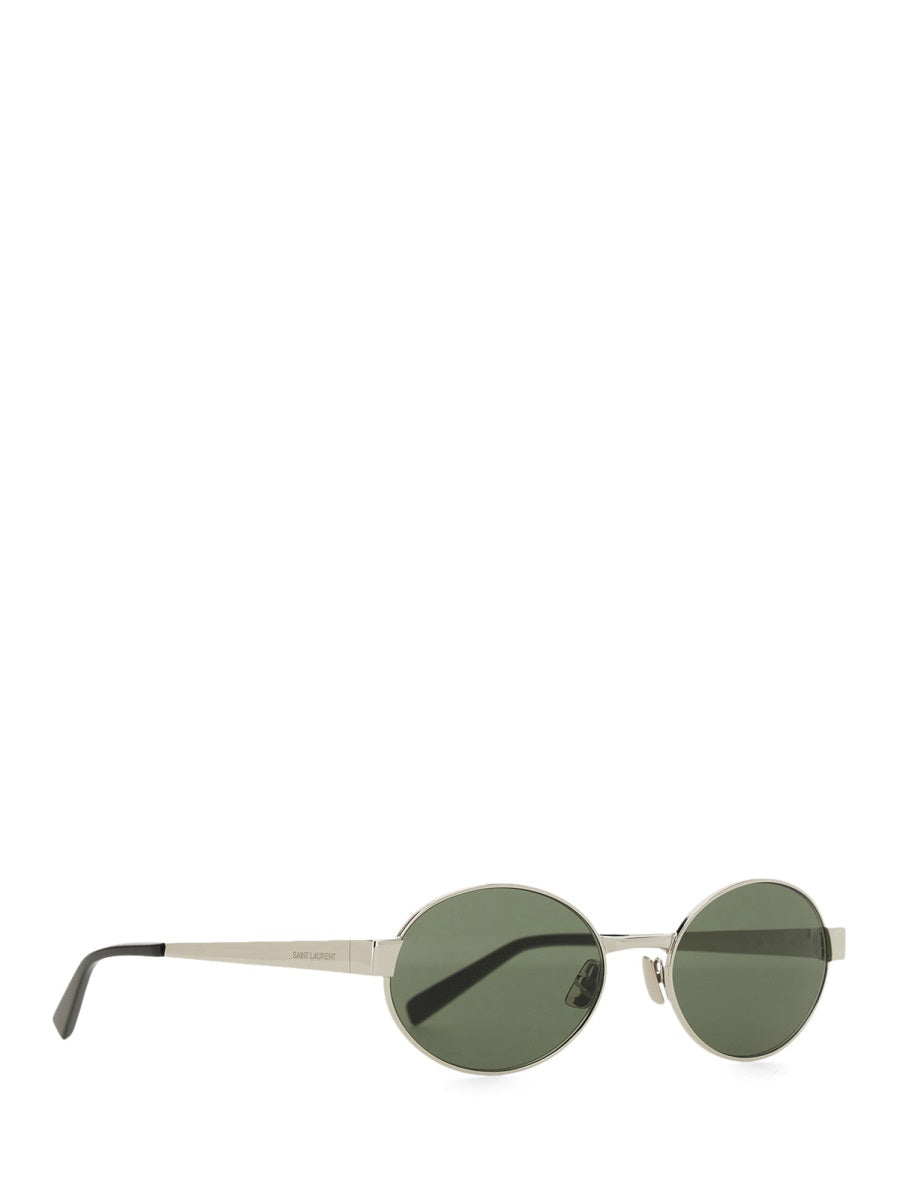 SAINT LAURENT Sleek Engraved Temple Sunglasses - 55mm Lens