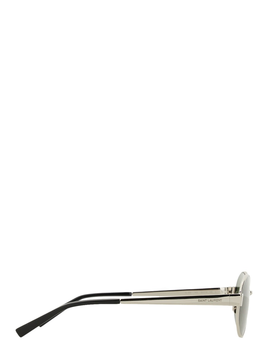 SAINT LAURENT Sleek Engraved Temple Sunglasses - 55mm Lens