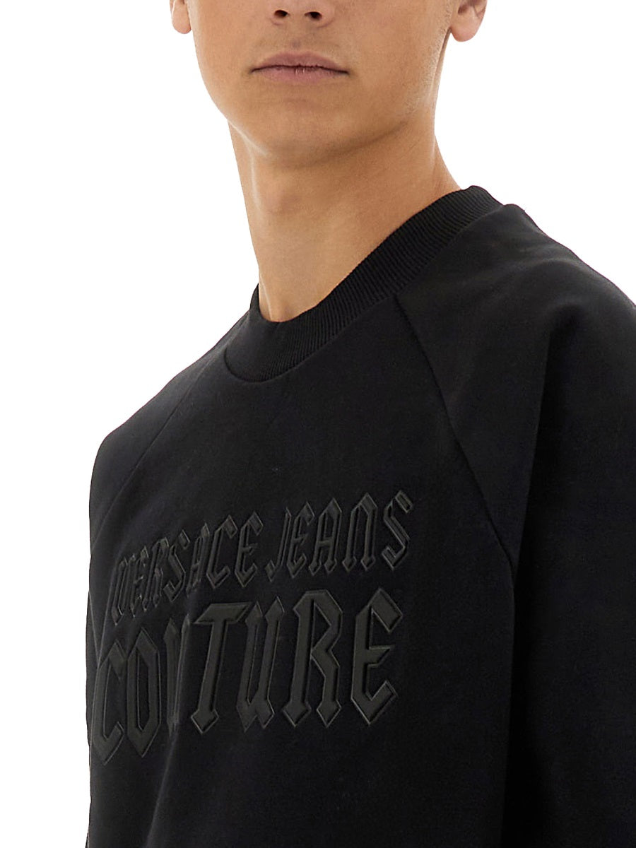 VERSACE JEANS COUTURE Men's Logo Sweatshirt - Size L