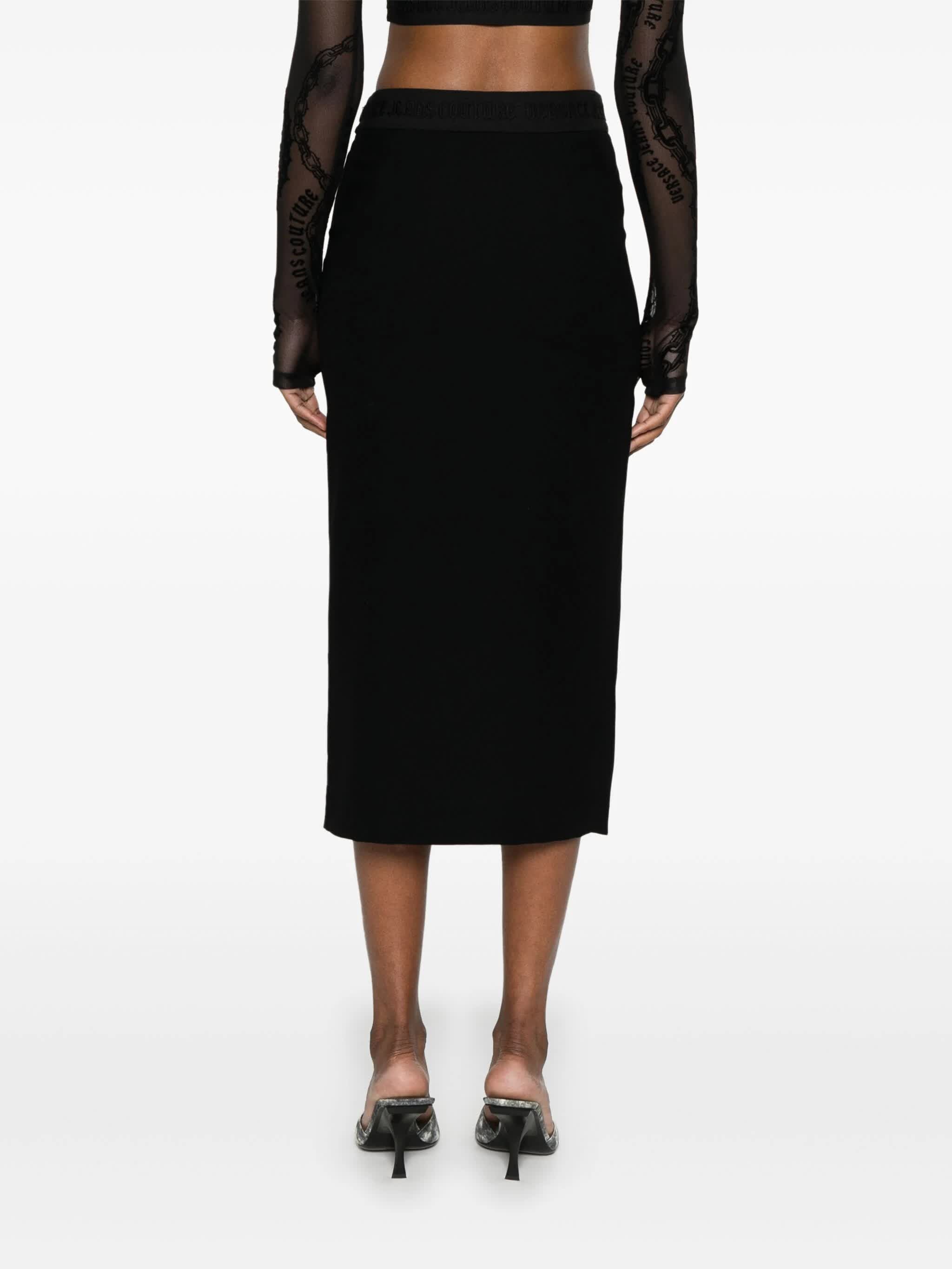 VERSACE JEANS COUTURE Chic Mini Polyester Skirt for Women