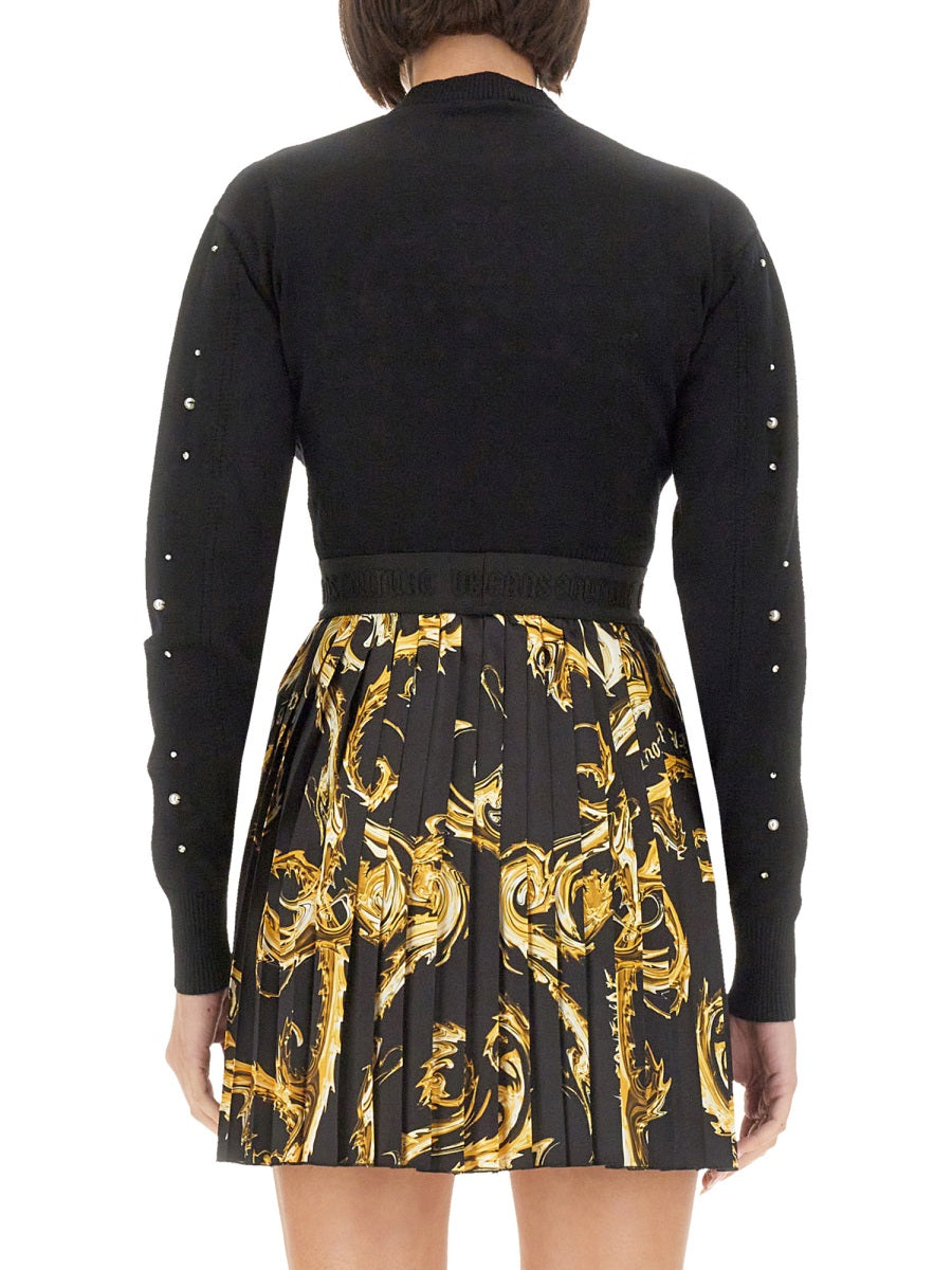 VERSACE JEANS COUTURE Regular Fit Logo T-Shirt for Women - Size S