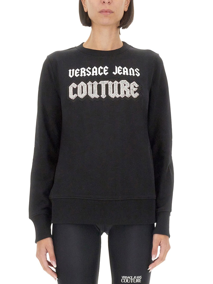VERSACE JEANS COUTURE Women's Logo Sweatshirt - Size S
