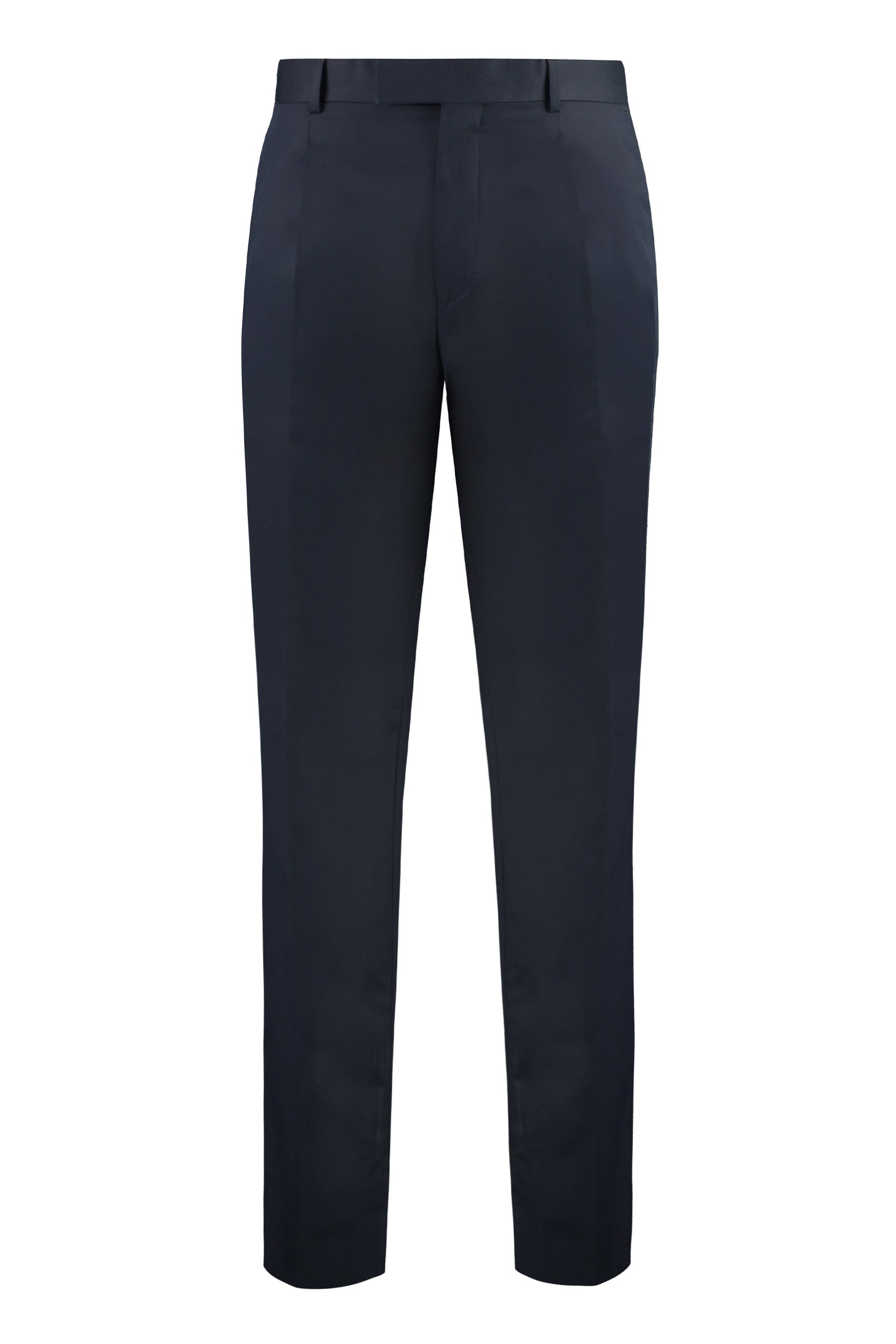 ZEGNA Stretch Cotton Chino Trousers for Men