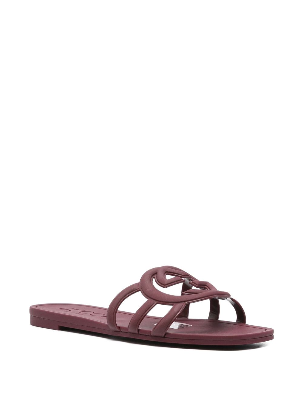 GUCCI Interlocking GG Logo Slide Sandals for Women