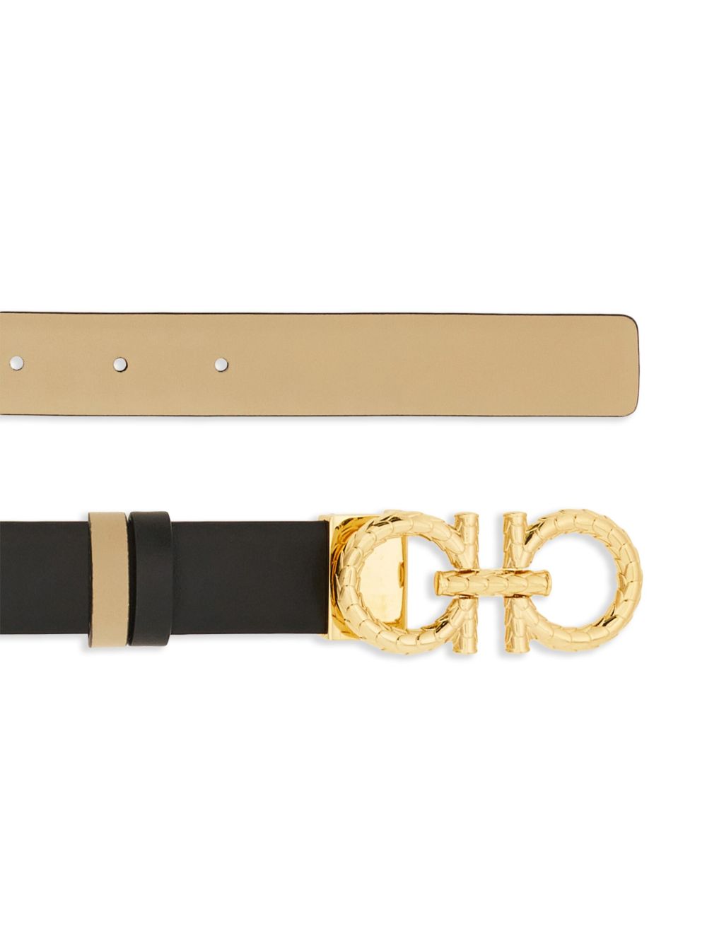 Ferragamo Genuine Leather Stylish Reversible Belt for Women