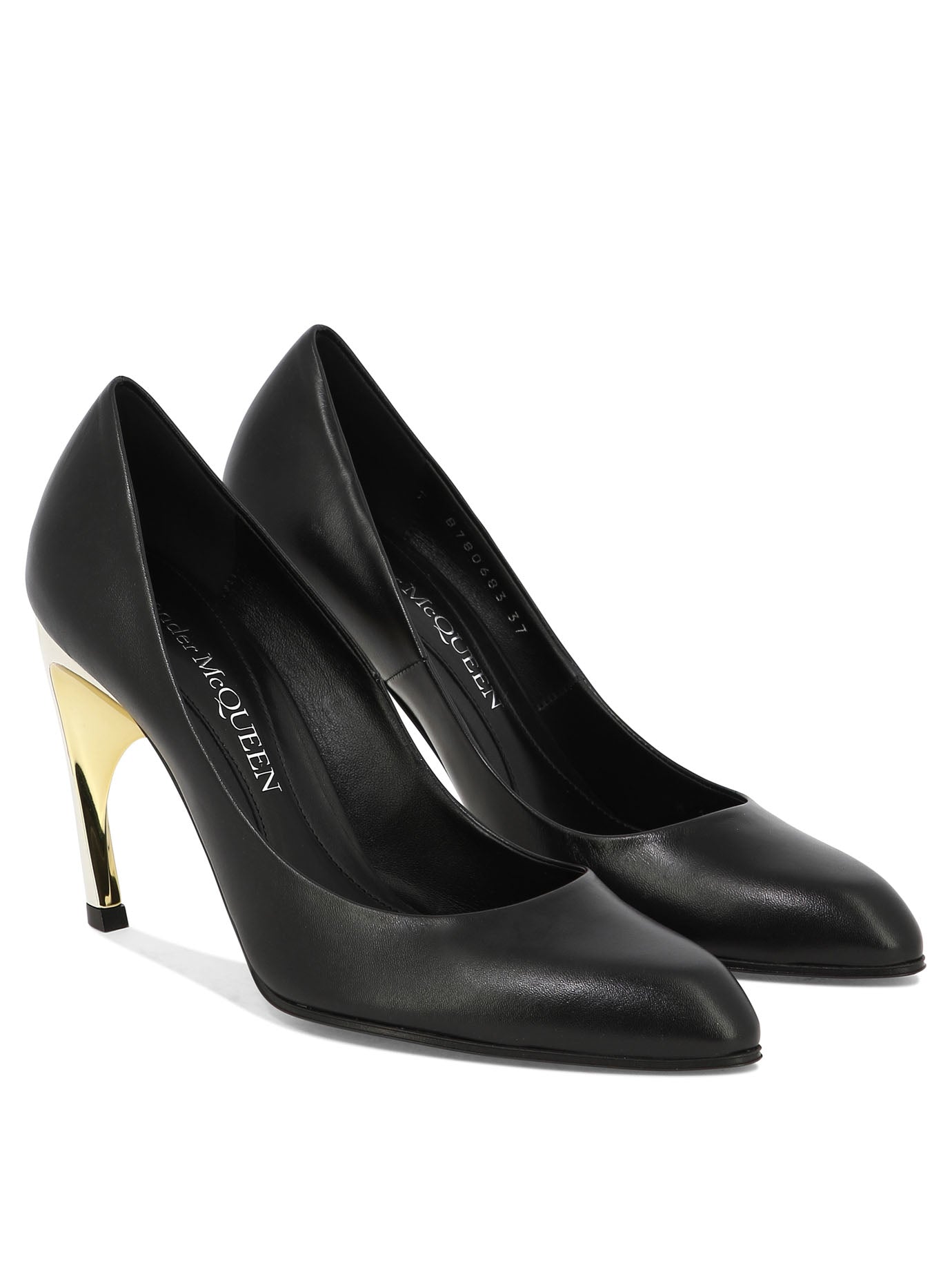 ALEXANDER MCQUEEN High Heeled Leather Pumps for Women
