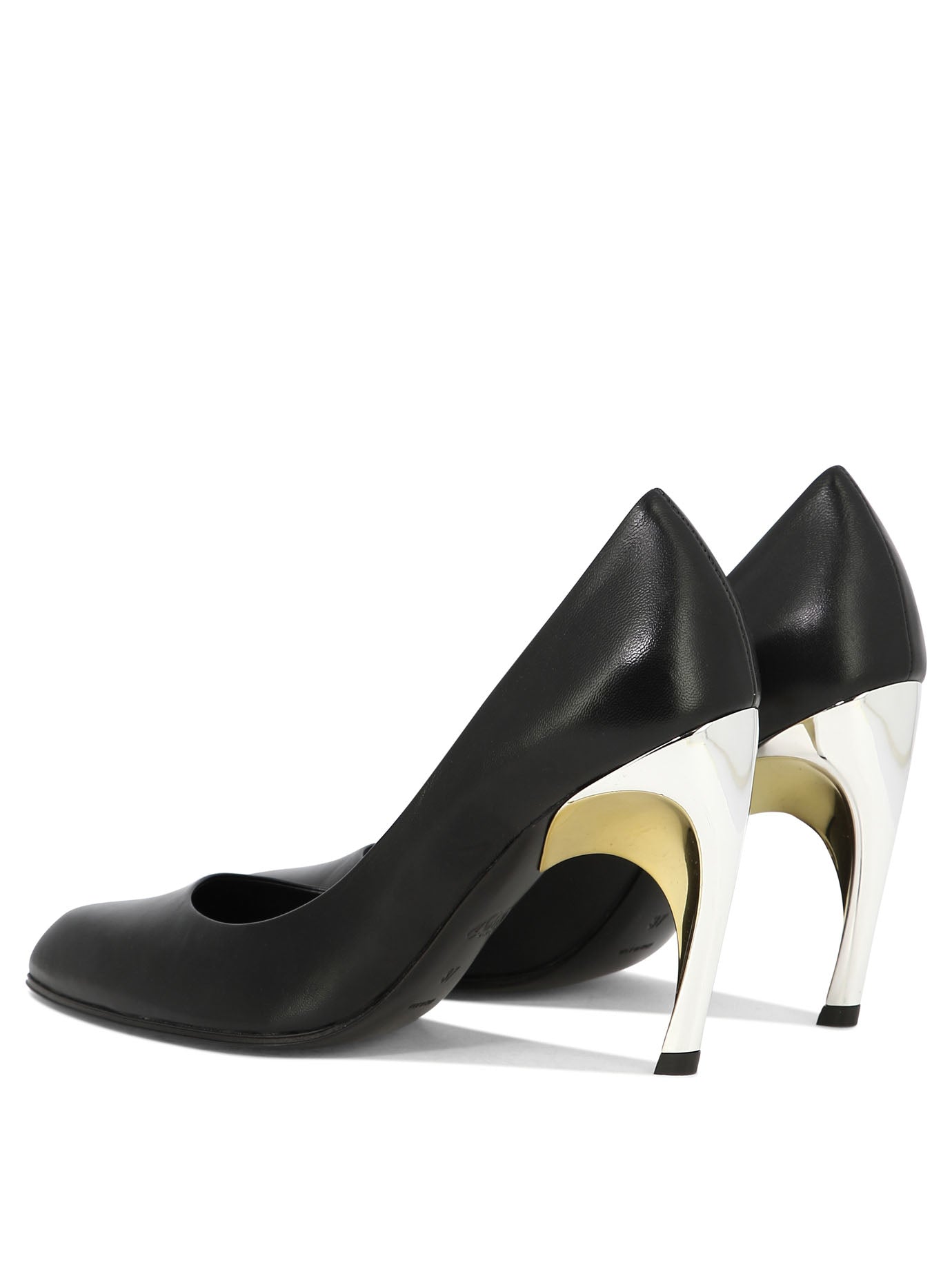 ALEXANDER MCQUEEN High Heeled Leather Pumps for Women
