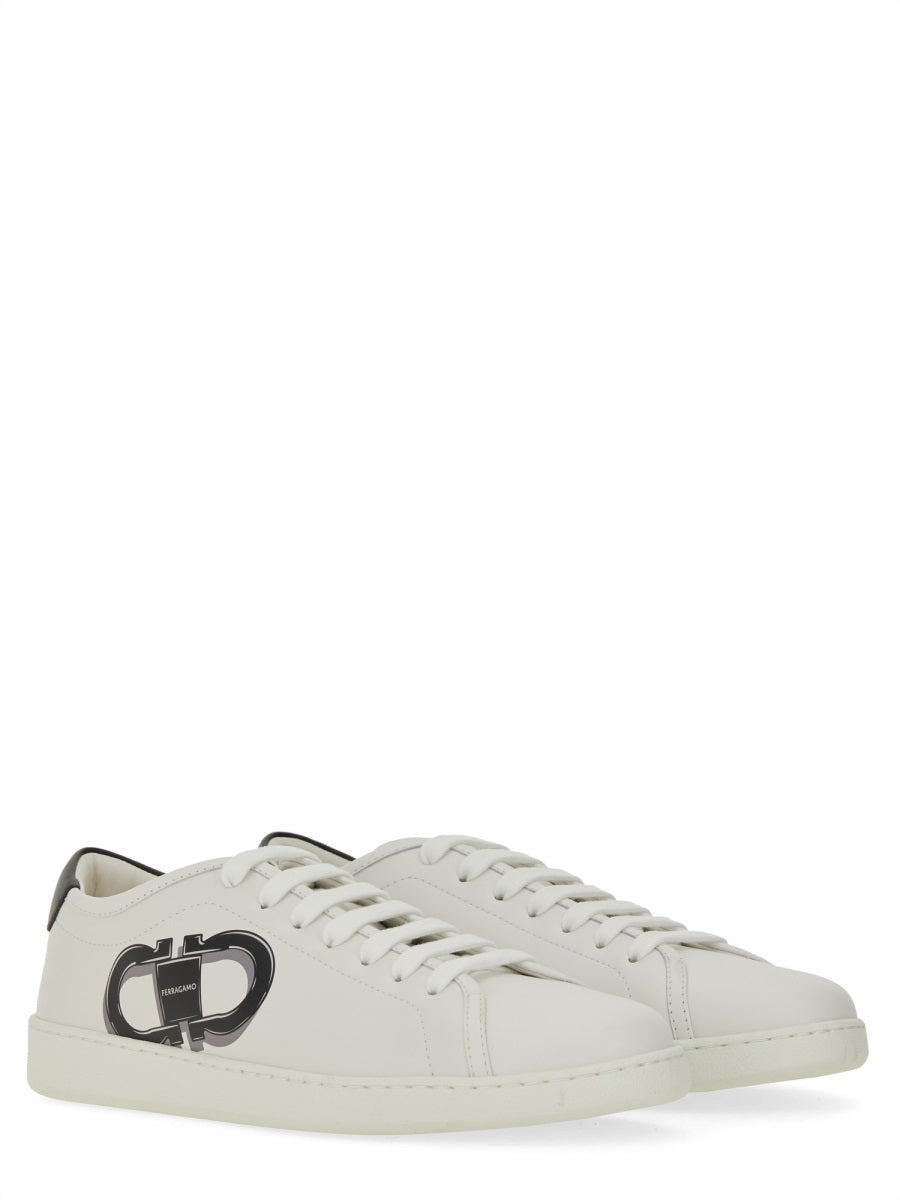 Ferragamo Double Gancini Hook Sneaker