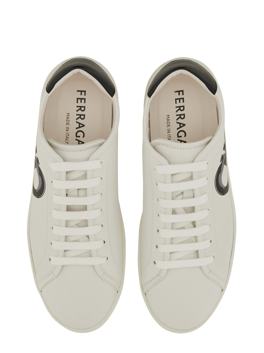 Ferragamo Double Gancini Hook Sneaker