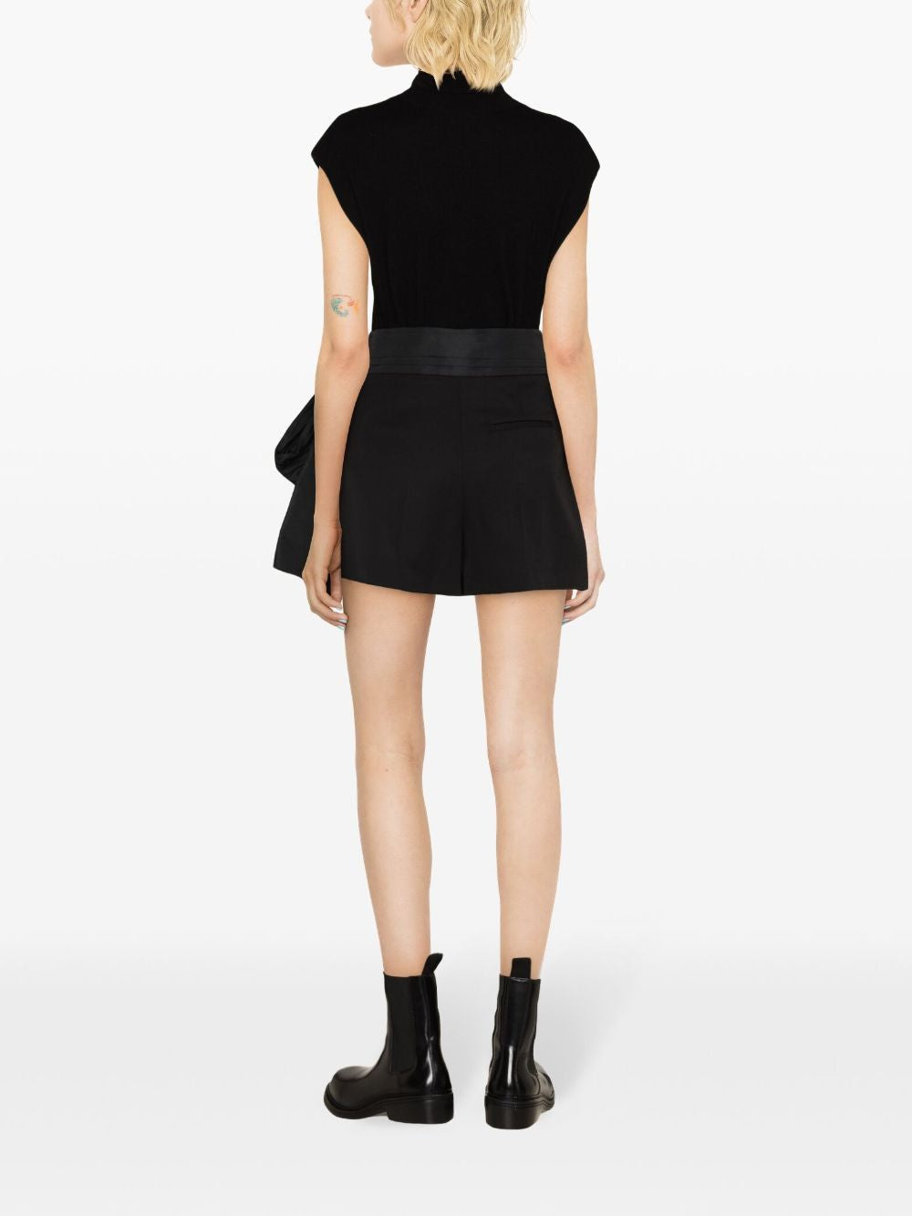 ALEXANDER MCQUEEN Wool Mini Shorts