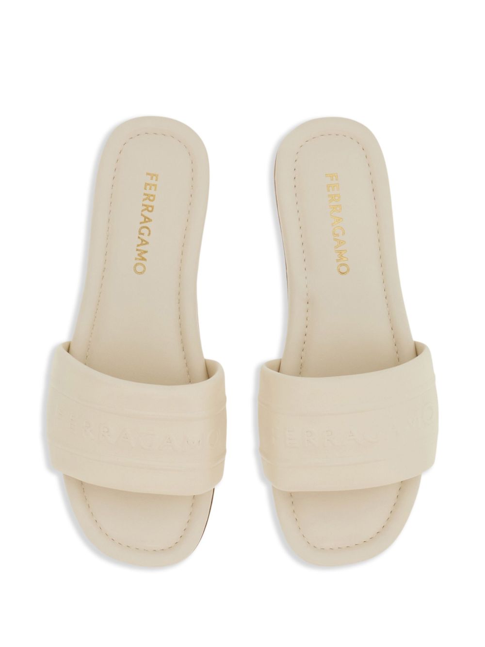 Ferragamo Lambskin Slip-On Sandals for Women - SS25 Collection