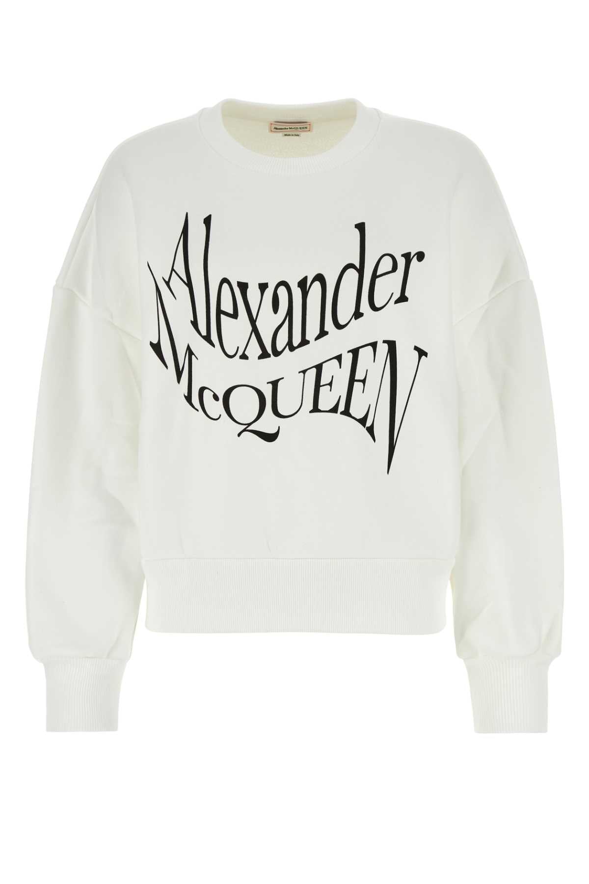 ALEXANDER MCQUEEN Women's Cotton Sweatshirt - SS24 Collection