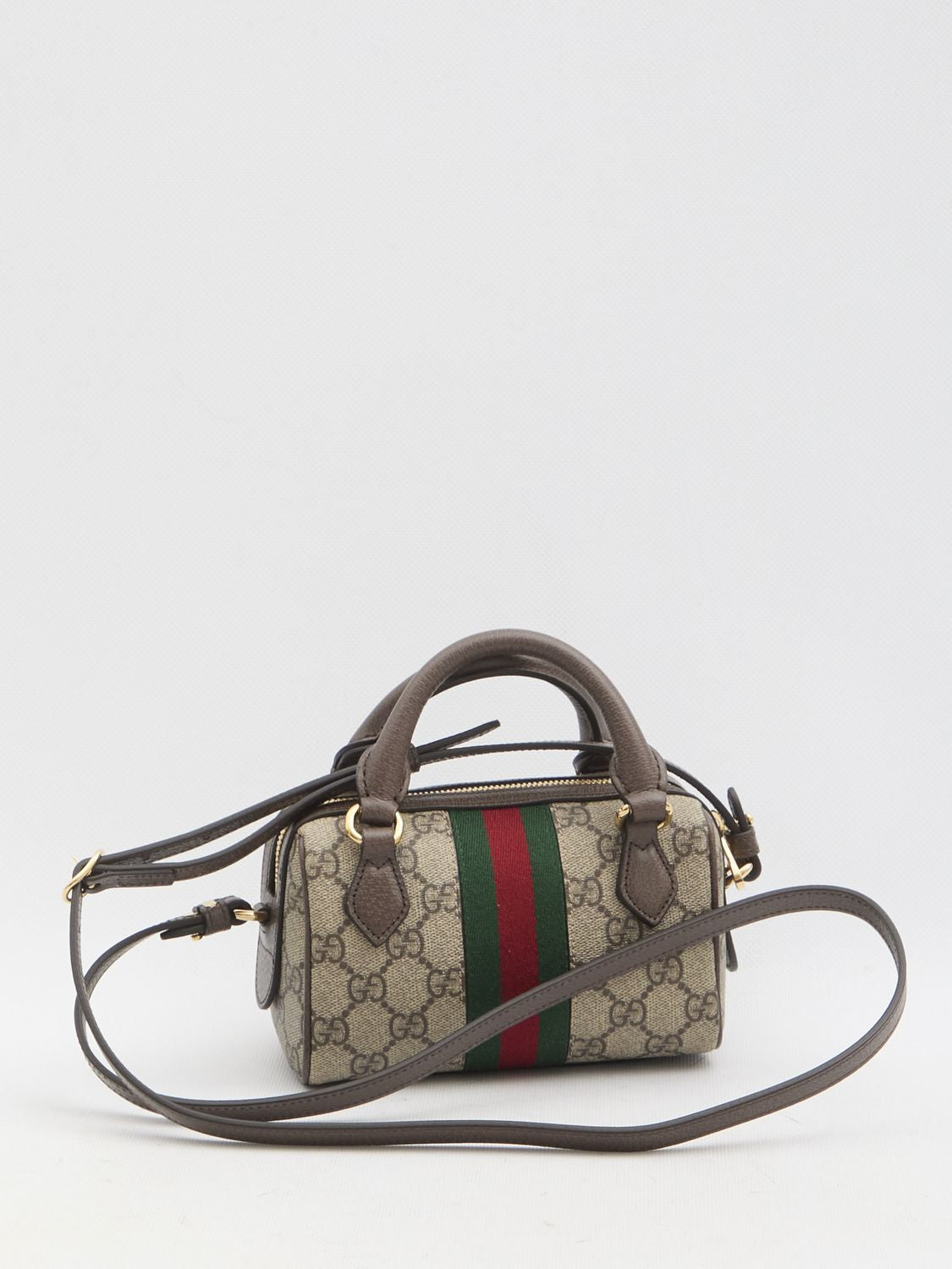 GUCCI Supreme Fabric Mini Ophidia Handbag