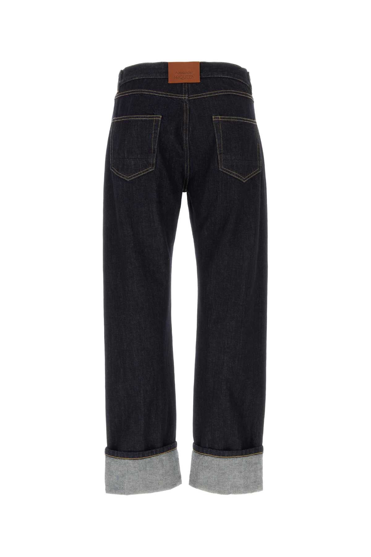 ALEXANDER MCQUEEN Men's Denim Jeans - Summer Style 2025