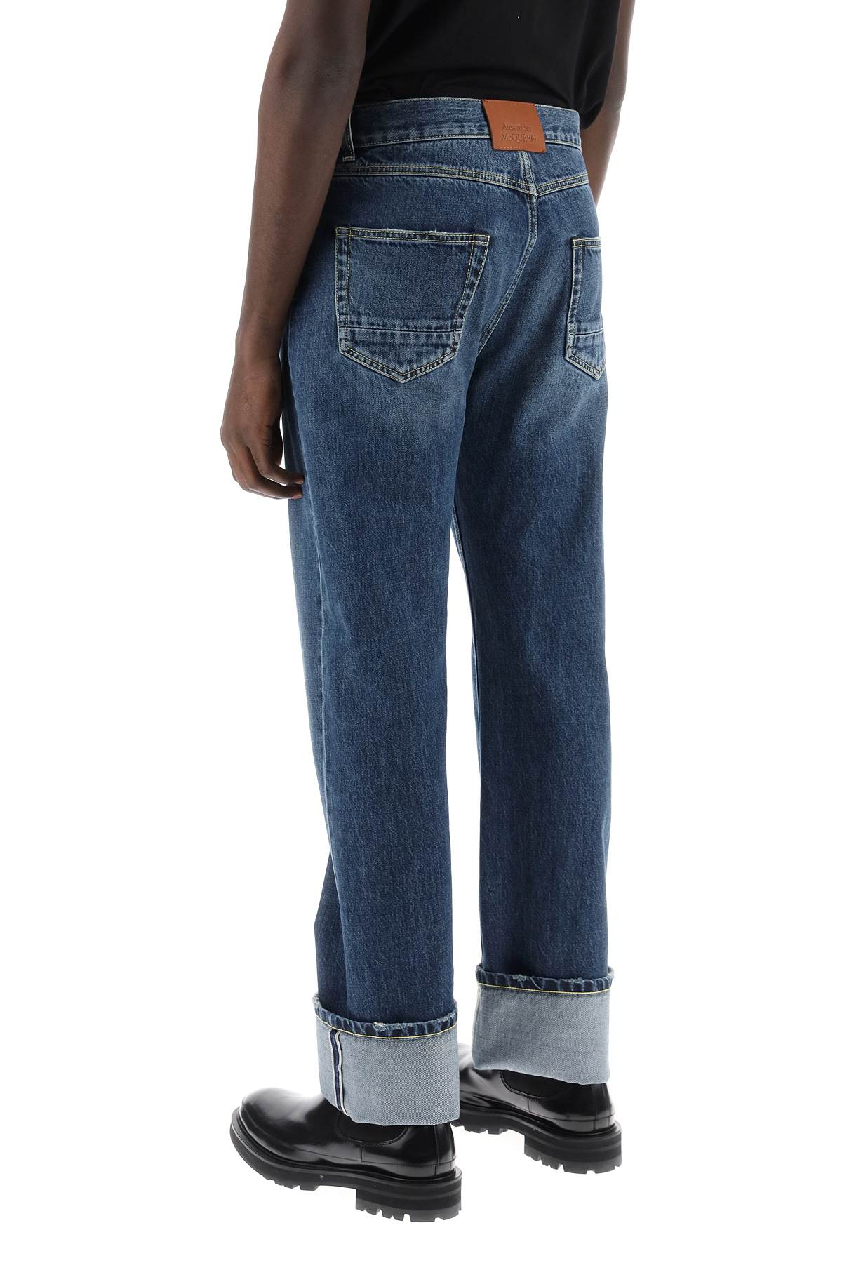 ALEXANDER MCQUEEN Turn-Up Jeans for Men