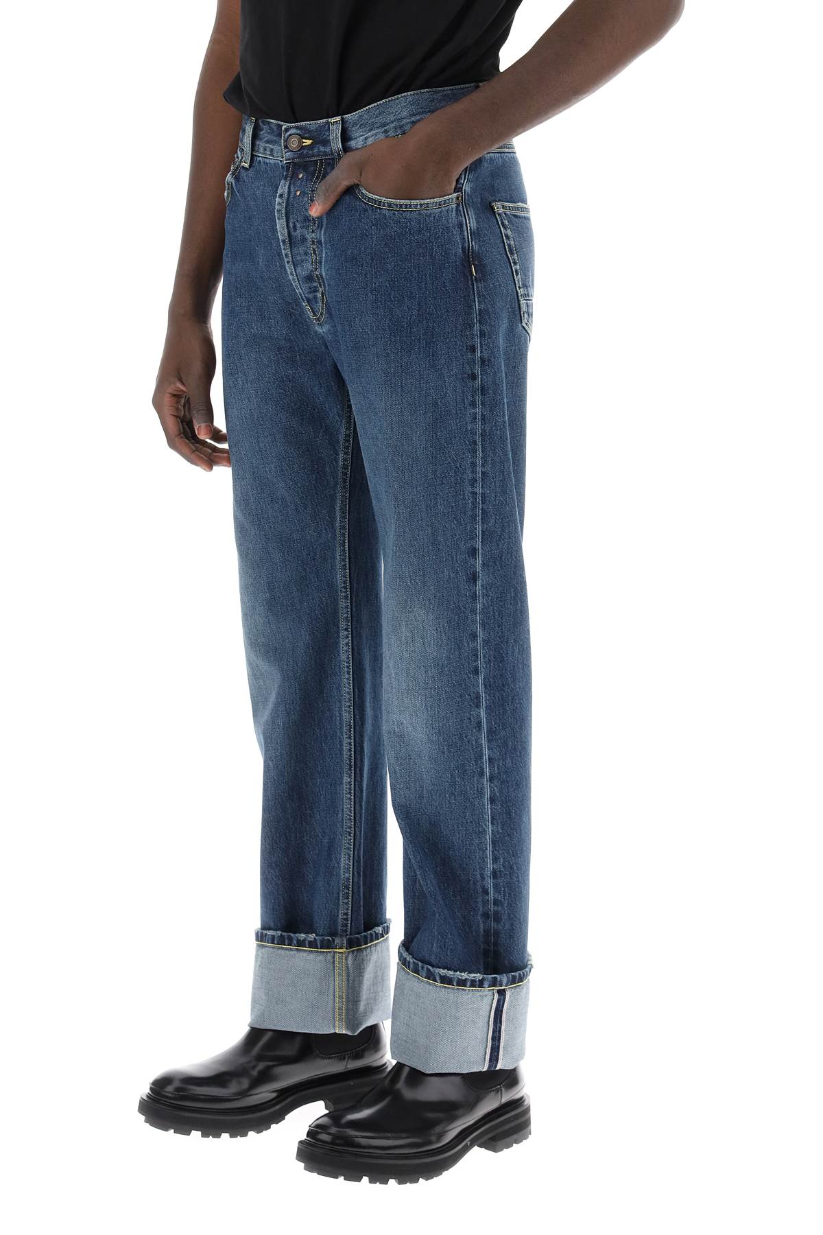 ALEXANDER MCQUEEN Turn-Up Jeans for Men