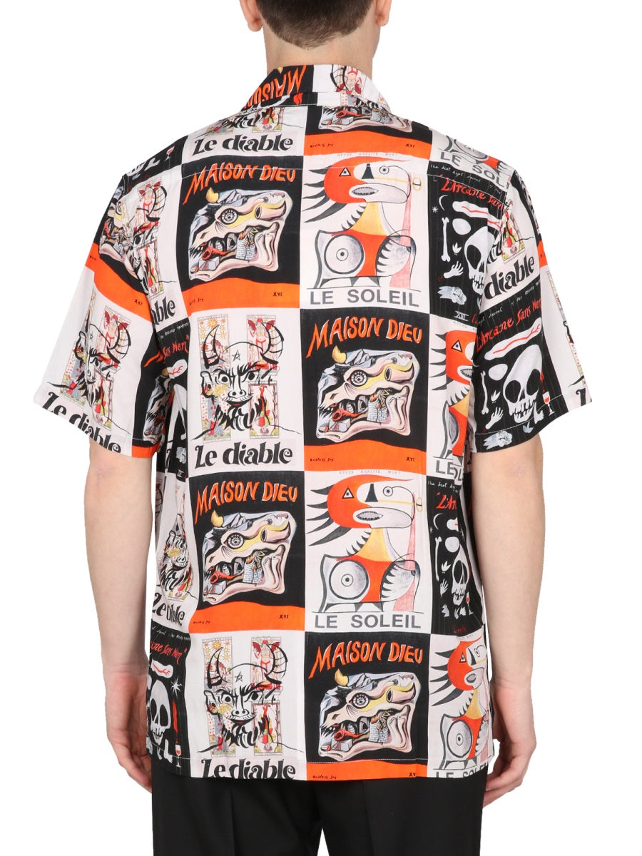 Endless Joy Tarot Mini Bowling Neck Shirt