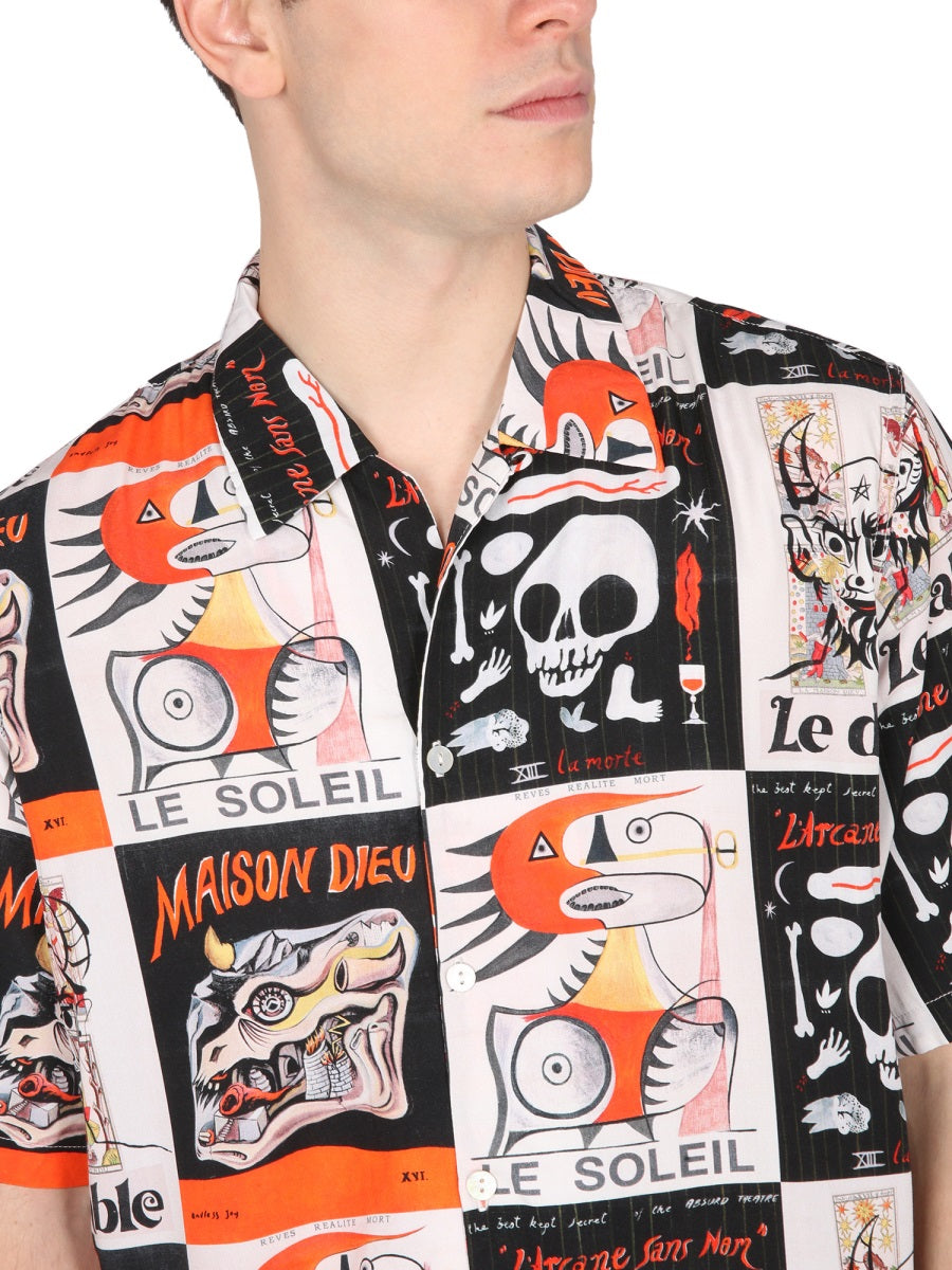 Endless Joy Tarot Mini Bowling Neck Shirt