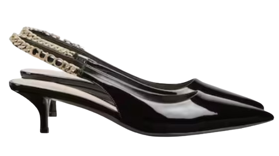 GUCCI Elegantly Designed 45mm Slingback Pumps
