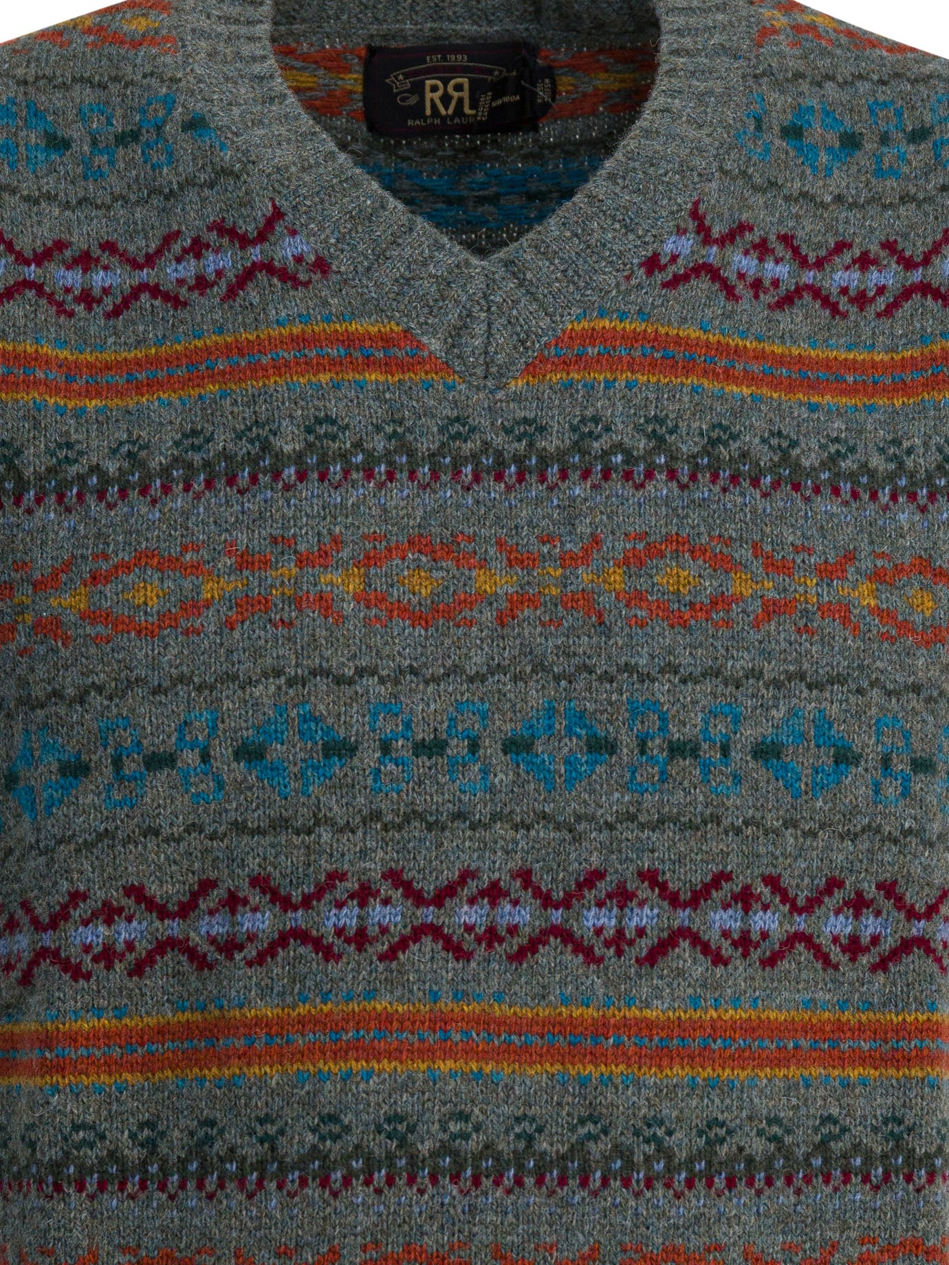 RRL BY RALPH LAUREN Fair Isle Wool Vest - Regular Fit, Sleeveless