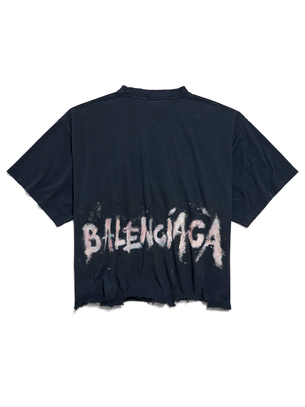 BALENCIAGA Mini Nail Polish Cropped T-Shirt