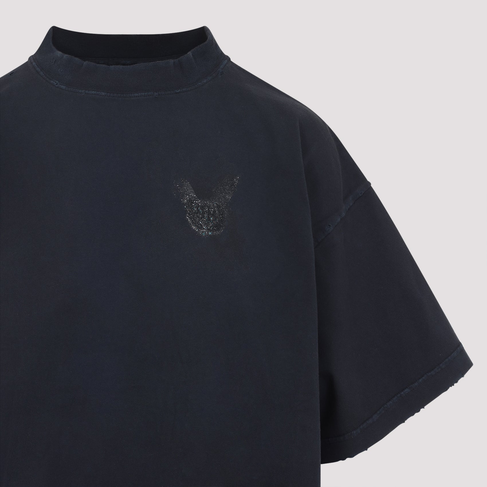 BALENCIAGA Mini Nail Polish Cropped T-Shirt