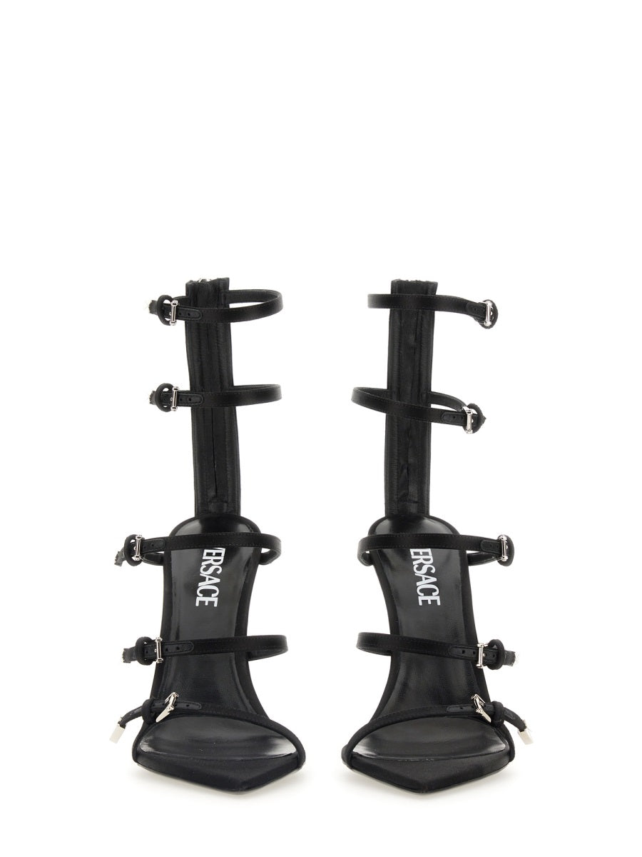 VERSACE Pin-Point Stiletto Heel Sandal - 11 cm