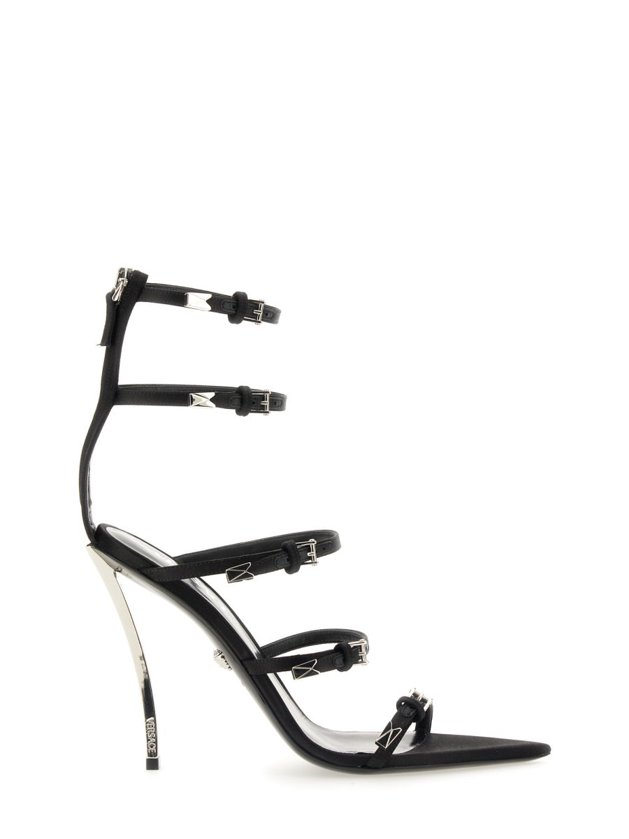 VERSACE Pin-Point Stiletto Heel Sandal - 11 cm