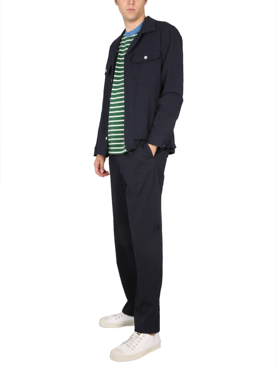 HOWLIN Mini Bowling Neck Cotton Shirt