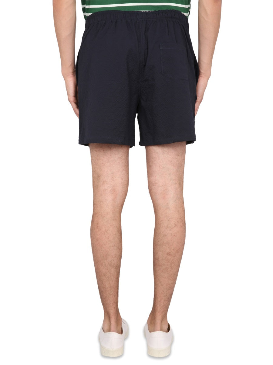 HOWLIN Men's Elastic Waistband Bermuda Shorts - Regular Fit