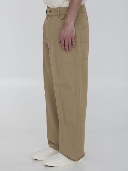 BOTTEGA VENETA Cotton-Twill Bush Trousers for Men