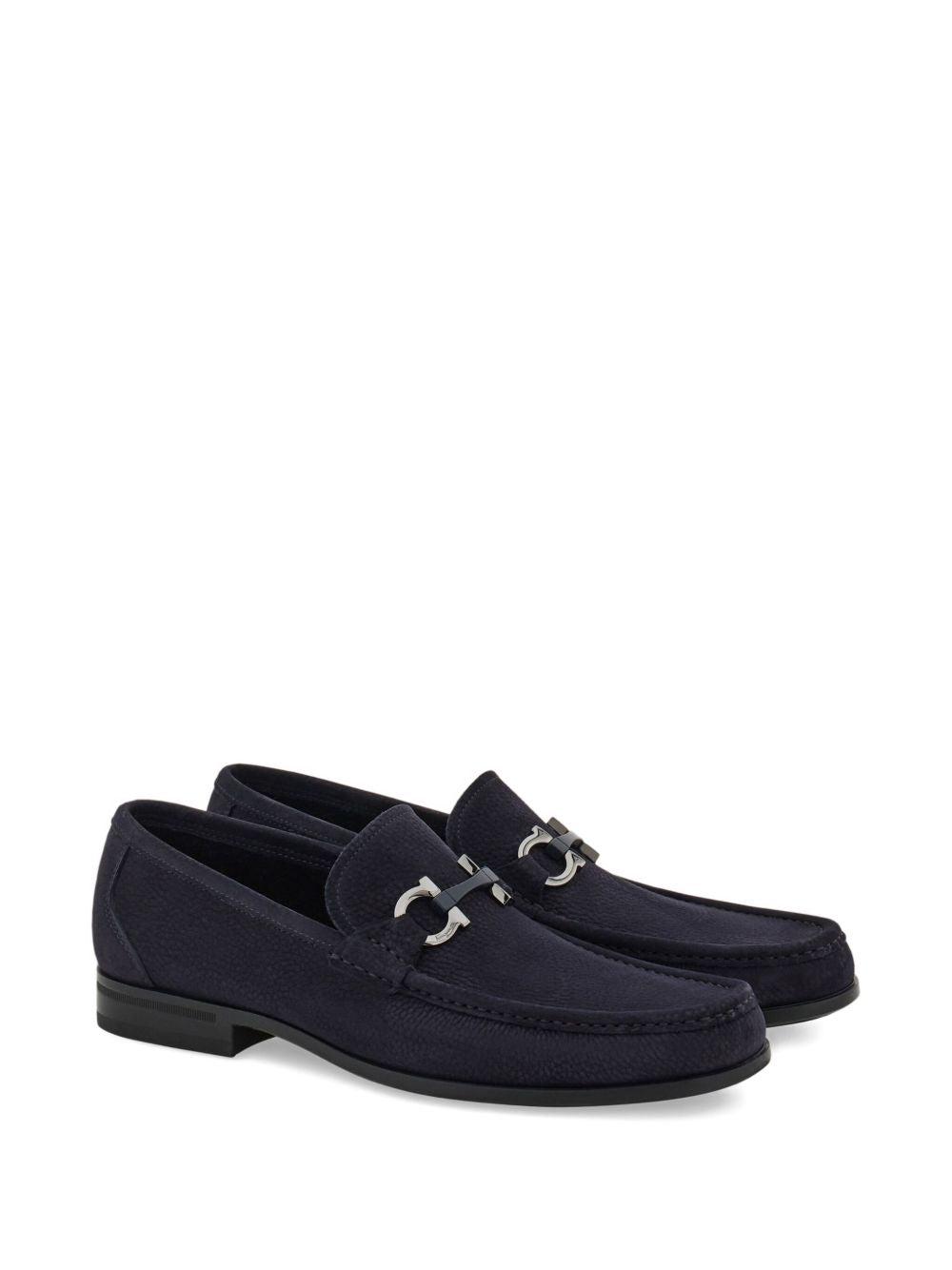 Ferragamo Rubber Outsole Apron-Toe Sandals for Men