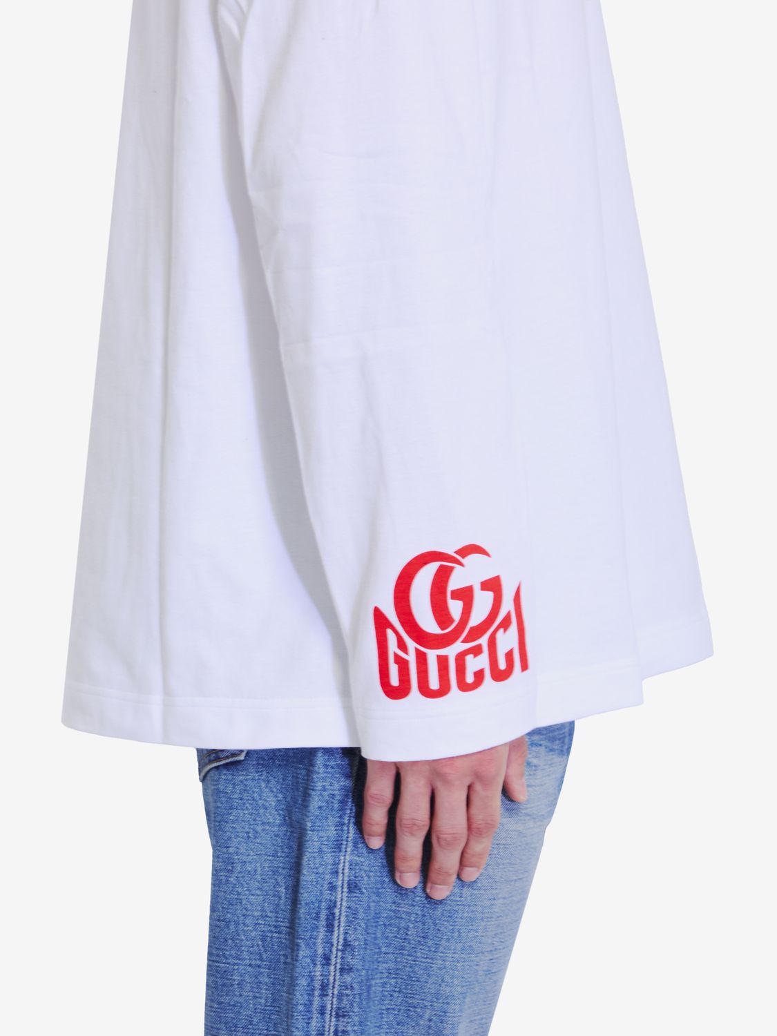 GUCCI Classic Long Sleeve Cotton T-Shirt