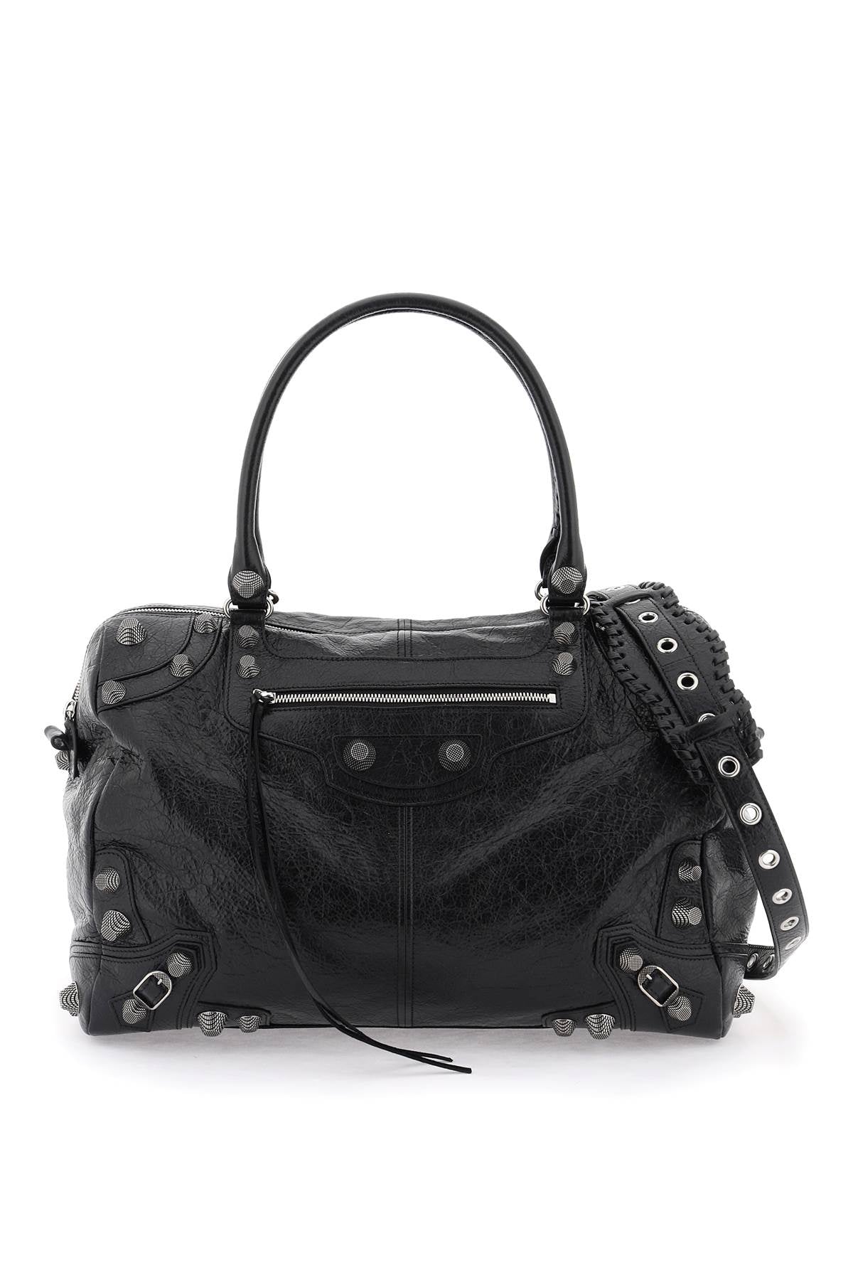 BALENCIAGA Nappa Leather Le Cagole Mini Shopping Handbag